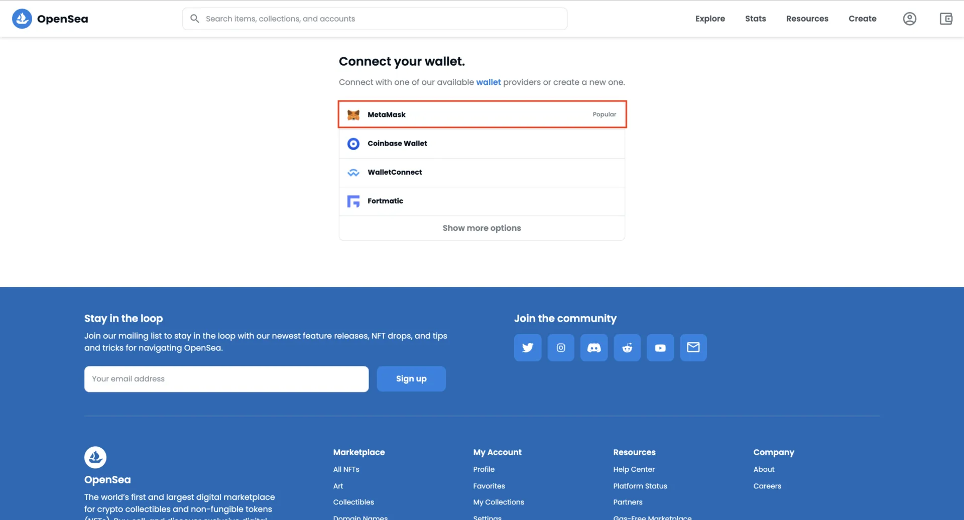 ウォレットとマーケットプレイスを連携