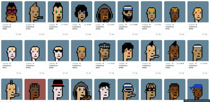 CryptoPunks(クリプトパンクス)