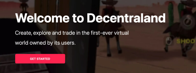 「GET STARTED」をクリック