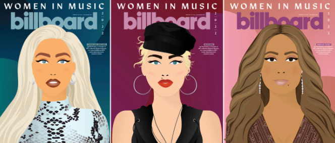 音楽雑誌ビルボードがマドンナやマライア・キャリーを表紙にしたNFT雑誌を発表2