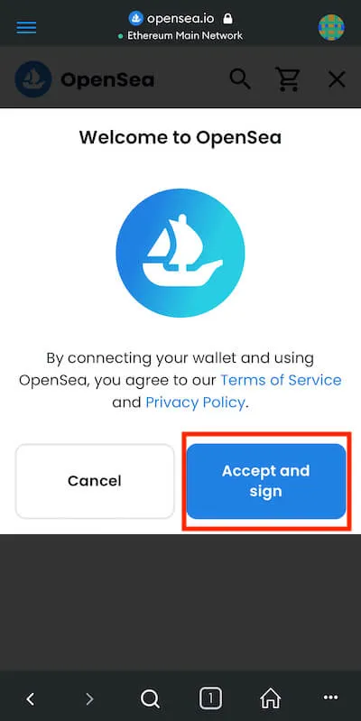 【スマホOK】OpenSeaの使い方解説!始め方や購入・出品方法 OpenSeaとMetaMaskを接続する5